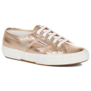 Superga 2750 Cotmetu Metallic Lace Up Sneakers